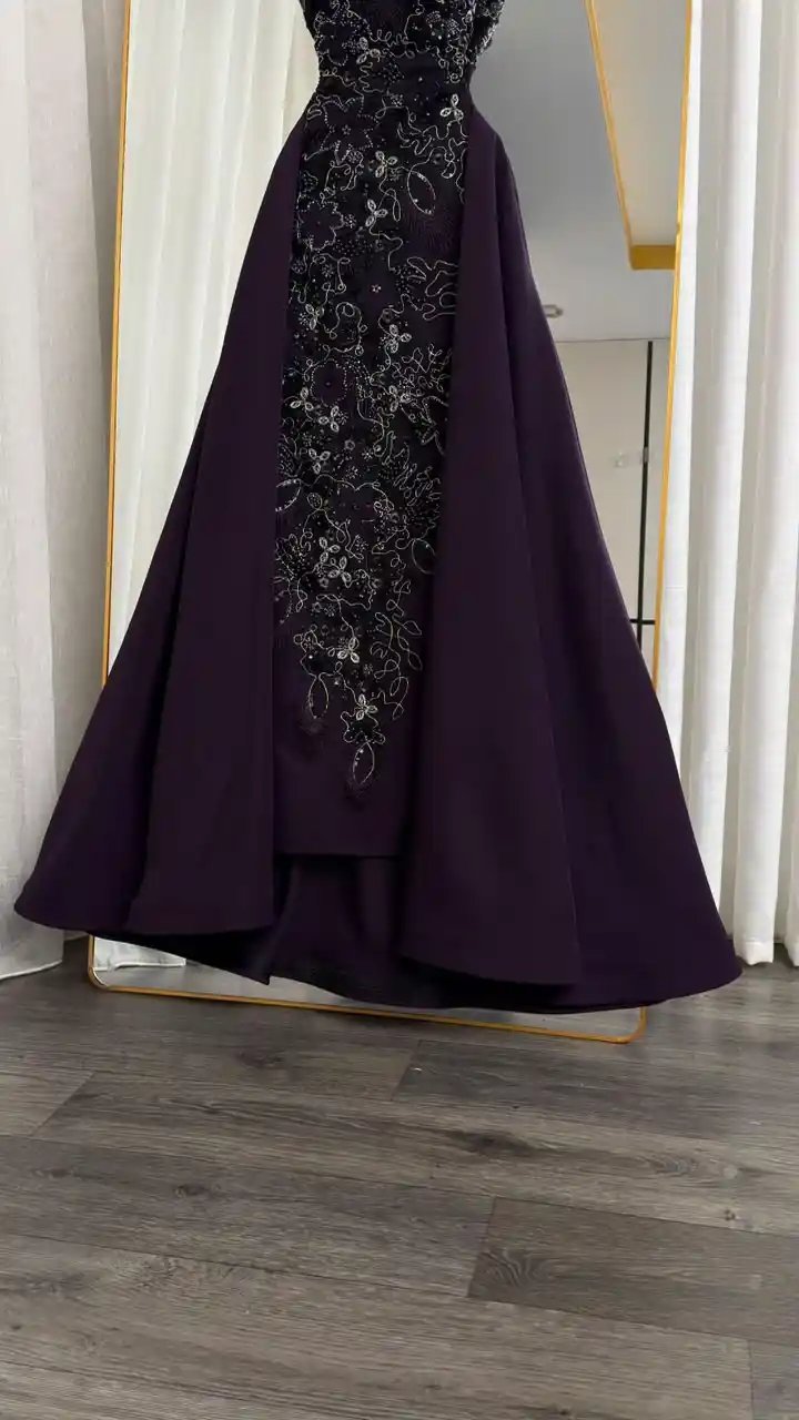 فستان سهرة أنيق كلفة سهرة وباربي - إطلالة فاخرة وتصميم راقٍ - Image 9